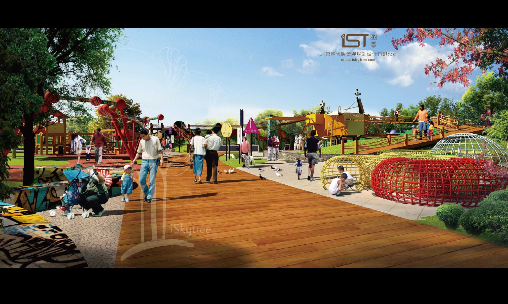 儿童乐园,游乐中心,景观设计,环境营造