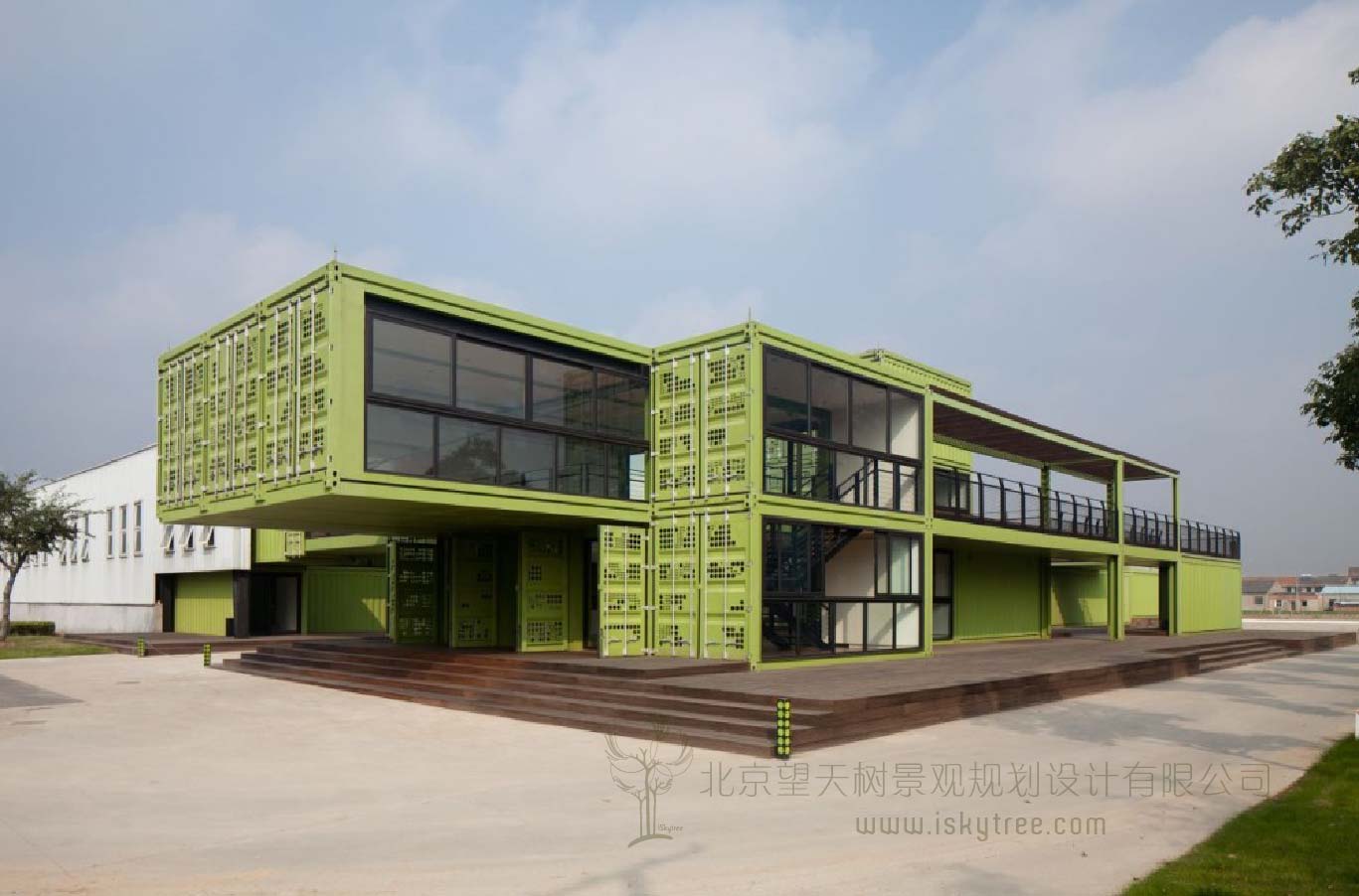 上海多利农庄集装箱可持续绿色建筑设计