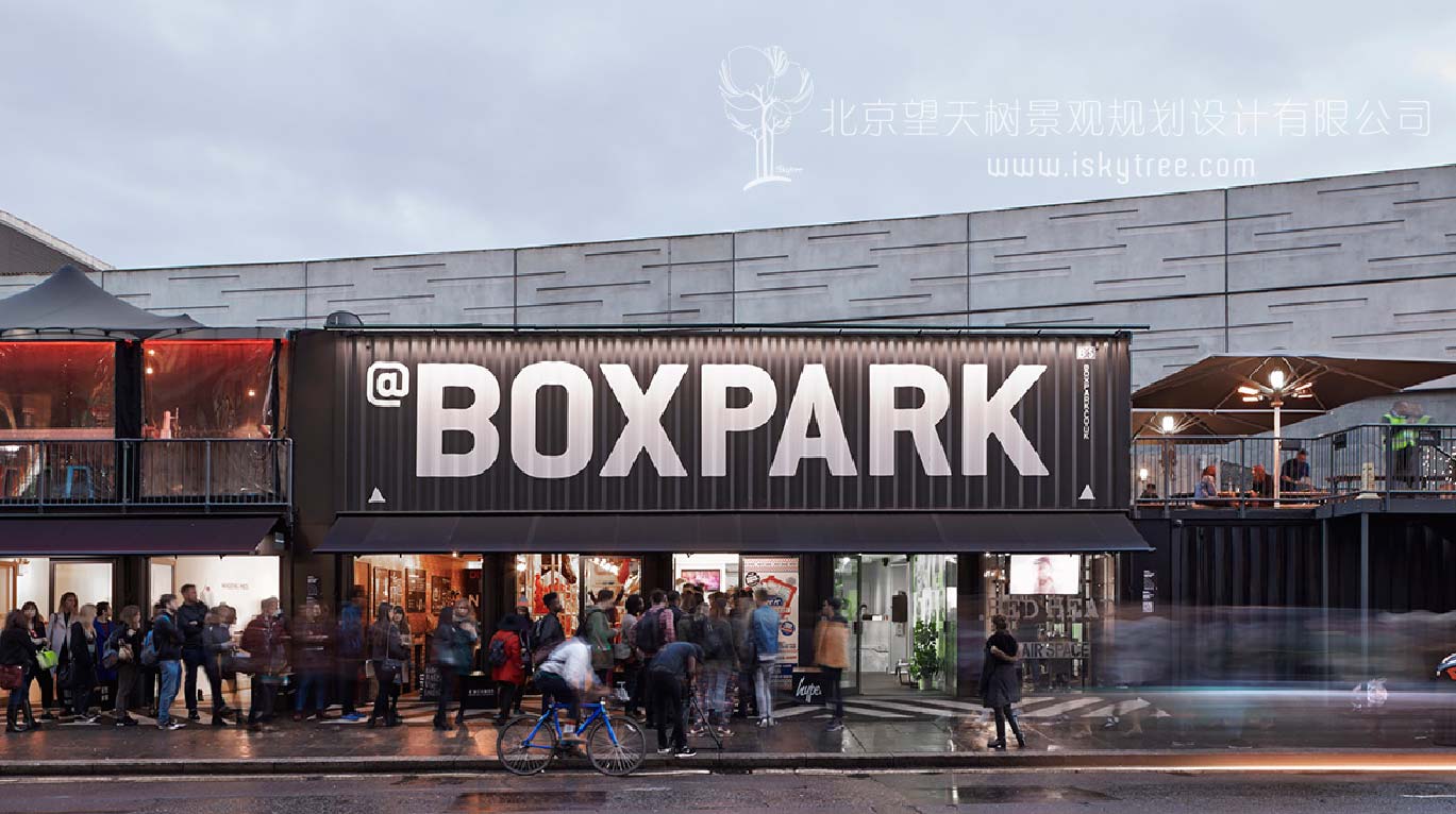 BOXPARK shoreditch 盒子公园商业街街景