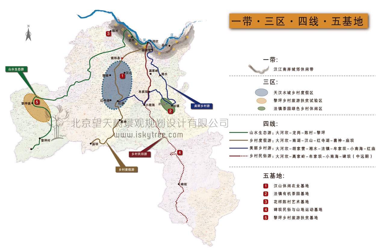 南郑县乡村旅游总体规划空间布局