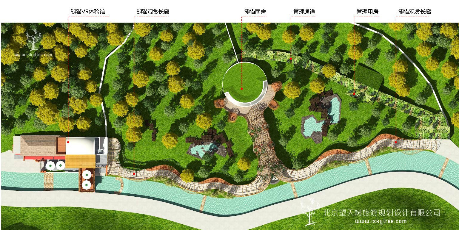 熊猫家园节点改造设计规划总平面图
