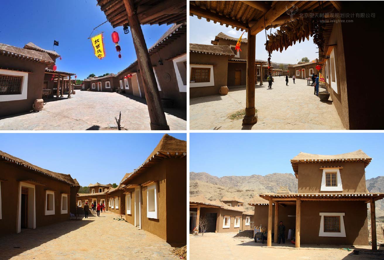 南长滩党项民俗文化街风情街景