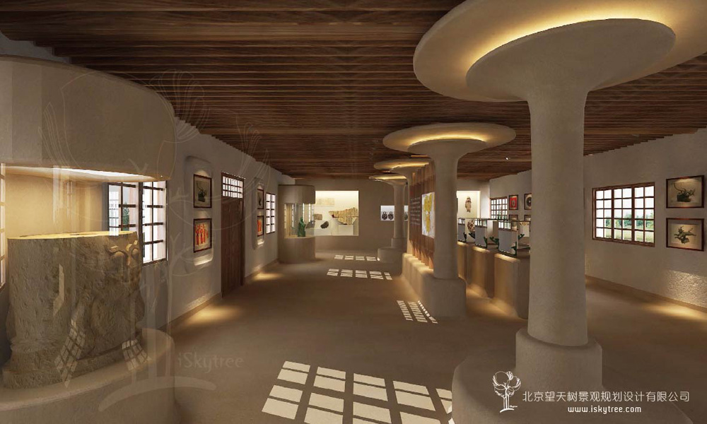 党项民俗展览馆博物馆建筑景观装修设计