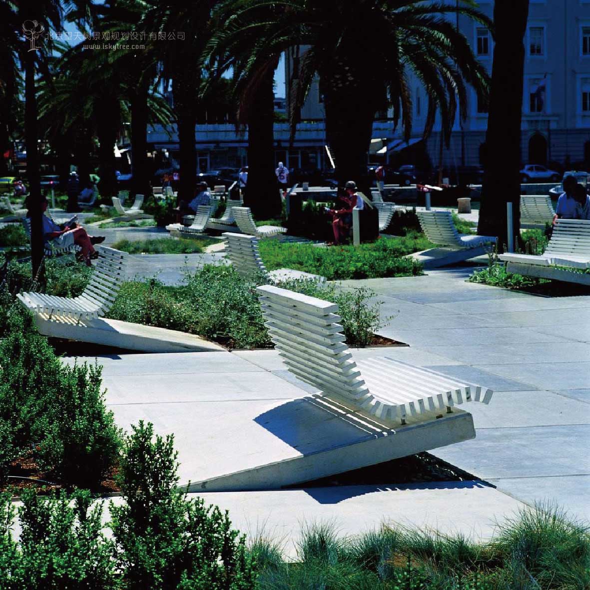 城市广场休闲座椅设计