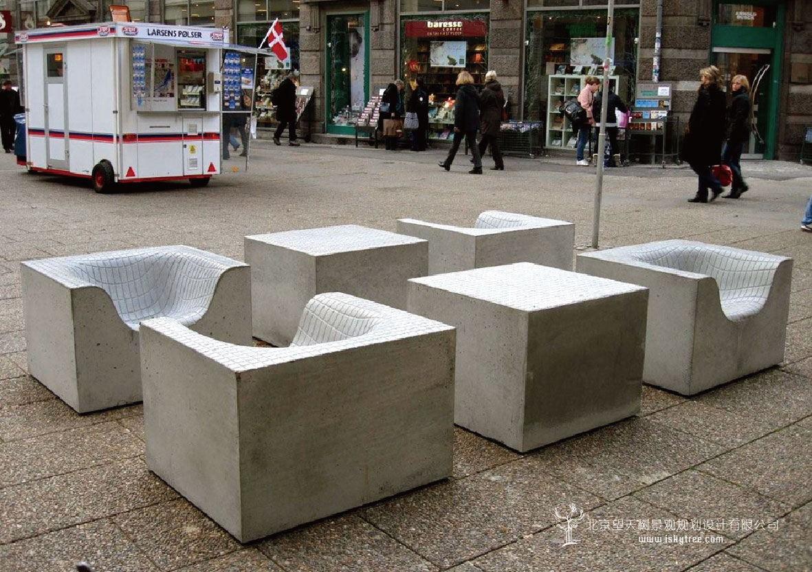 城市广场休闲座椅设计