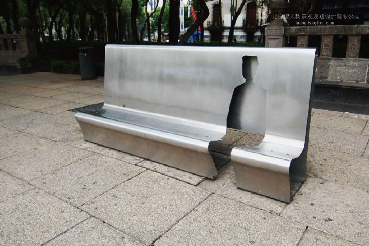 创意不锈钢休闲座椅设计