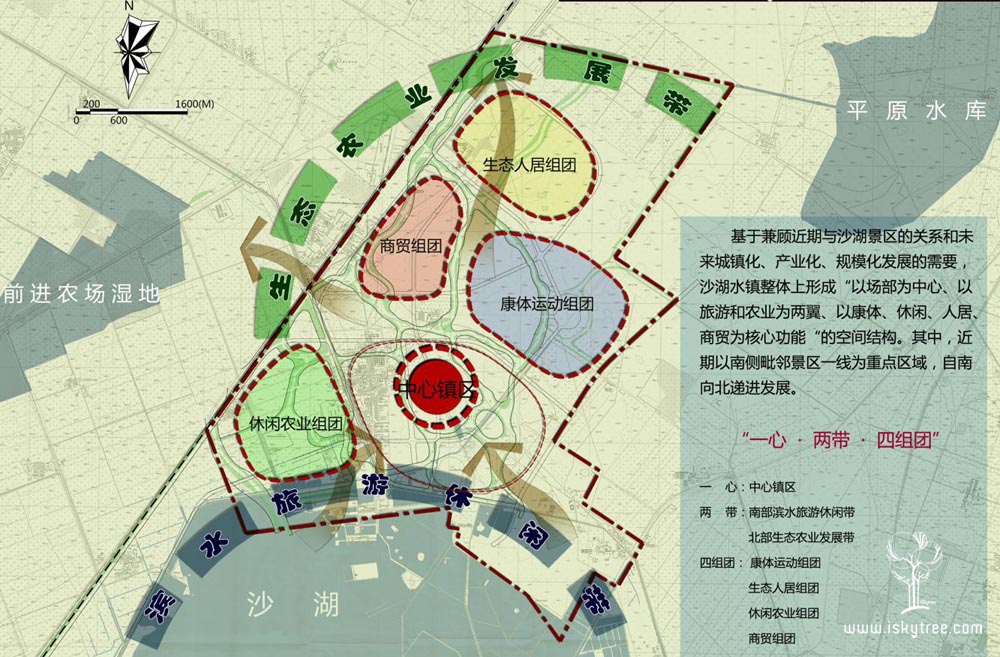 宁夏沙湖水镇分区规划