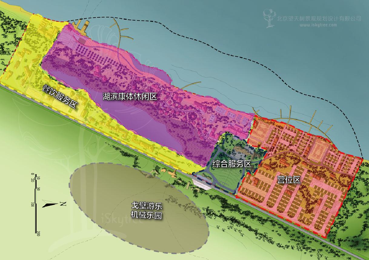 自驾车营地分区规划
