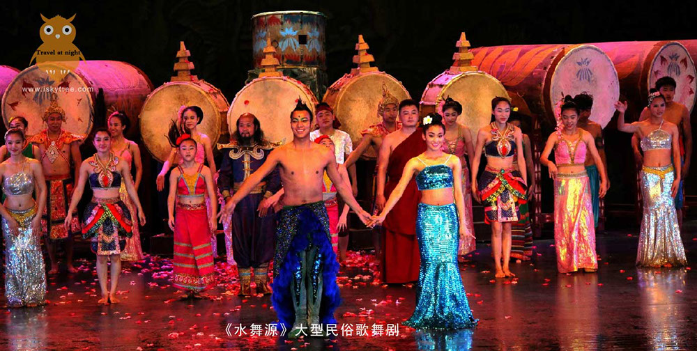 夜游告庄西双景 大型情景歌舞《水舞源》