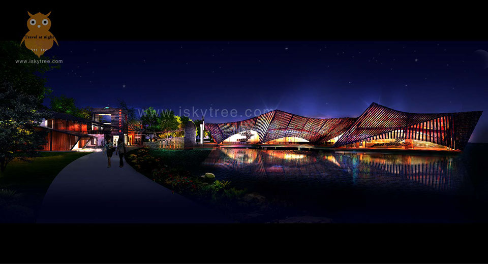 自贡彩灯文化产业园暨巴蜀彩灯文化小镇夜景设计